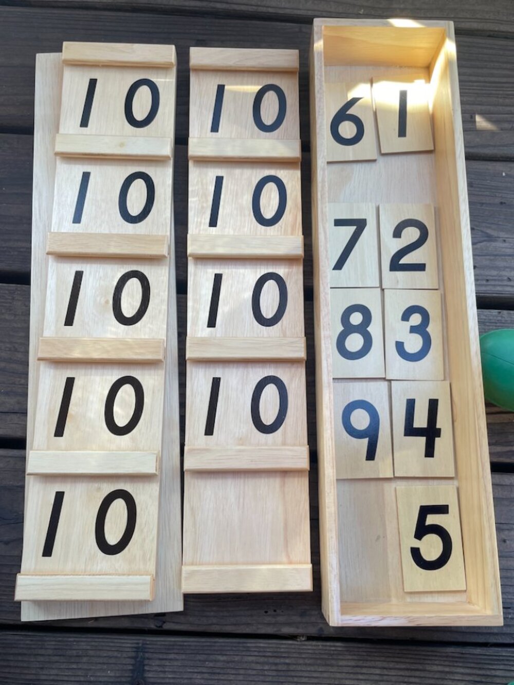 Montessori Tens Board